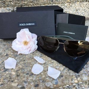 Dolce & Gabbana DG2140 Men Aviator Polarized.